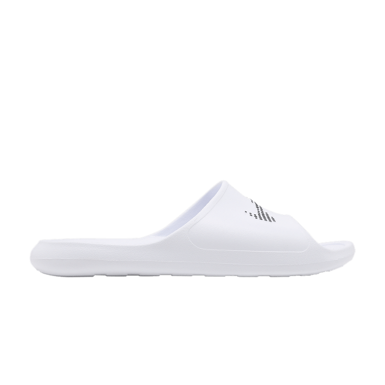 Nike Victori One Slide 'Polka Swoosh - White' — White/Black/White