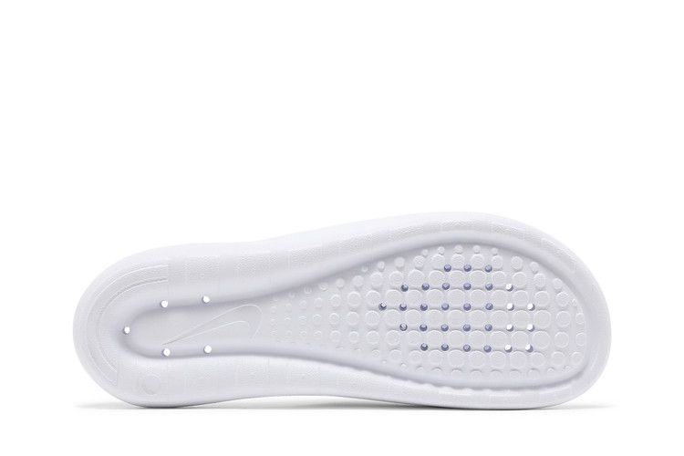 Nike Victori One Slide 'Polka Swoosh - White' — White/Black/White