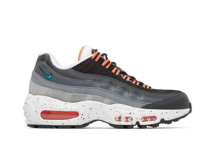 Nike Air Max 95 Recraft GS 'Black Aquamarine' — Black/Turf Orange/White/Aquamarine (2)