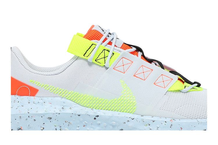 Nike Wmns Crater Impact 'Football Grey' — Football Grey/Hyper Crimson/Black/Volt