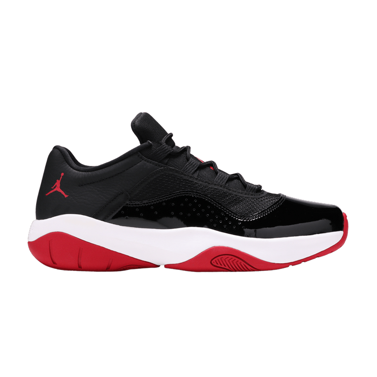 Air Jordan 11 CMFT Low 'Bred' — Black/Gym Red/White