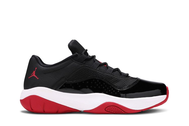 Air Jordan 11 CMFT Low 'Bred' — Black/Gym Red/White
