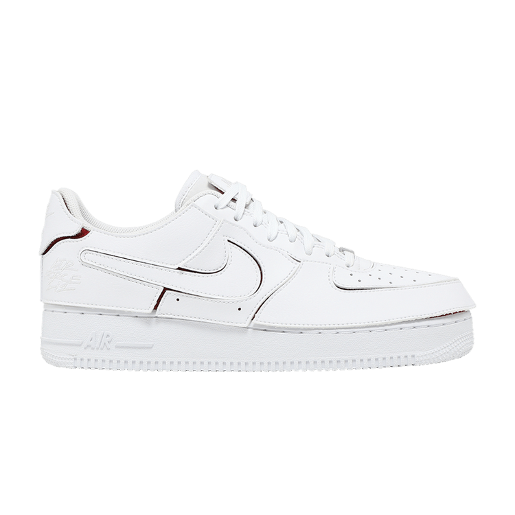 Nike Air Force 1/1 'White Varsity Red' — White/Varsity Red/Black/White