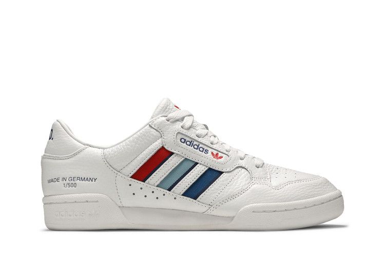 END. x adidas Continental 80 'German Engineering - White' — White/Dark Marine/Clear