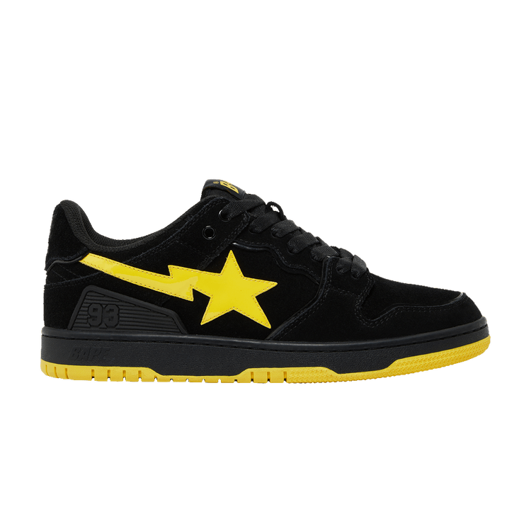 BAPE Sk8 Sta 'Black Electric Yellow' — Black/Electric Yellow