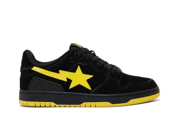 BAPE Sk8 Sta 'Black Electric Yellow' — Black/Electric Yellow