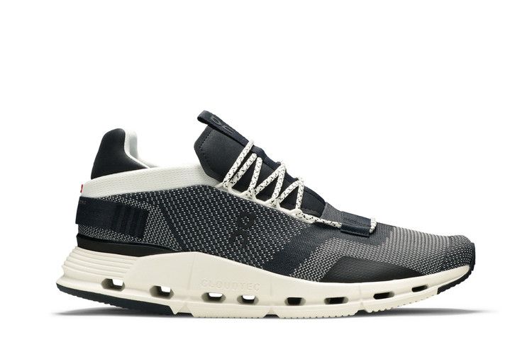 ON Cloudnova 'Black White' — Black/White