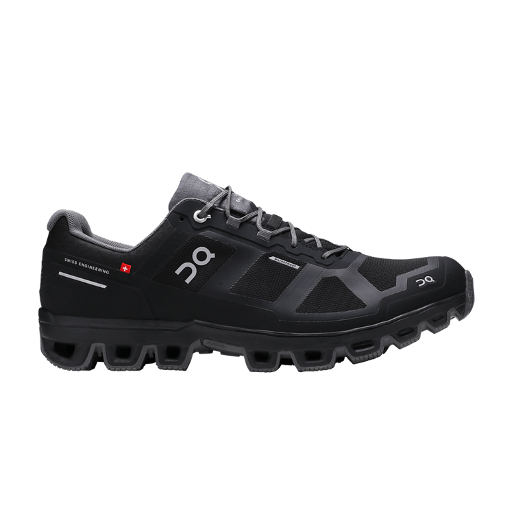 ON Cloudventure Waterproof 'Black Graphite' — Black/Graphite