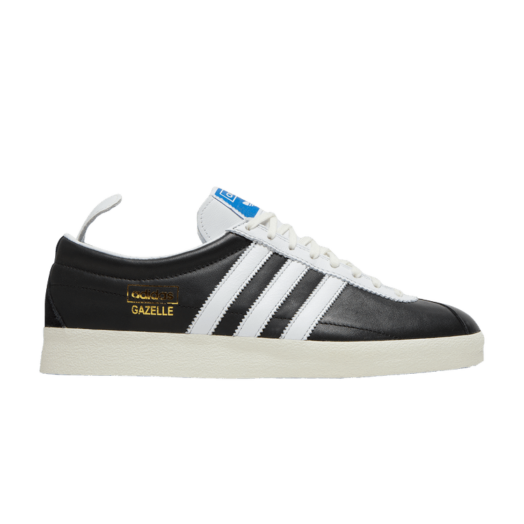 Adidas Gazelle Vintage 'Black Gold Metallic' — Core Black/Cloud White/Gold Metallic