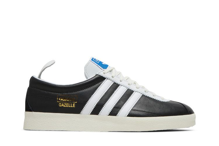 Adidas Gazelle Vintage 'Black Gold Metallic' — Core Black/Cloud White/Gold Metallic