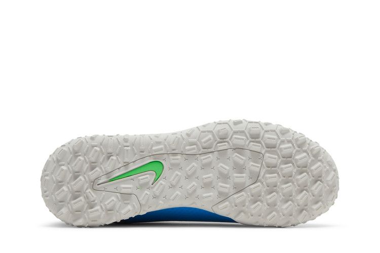 Nike Phantom GT Club DF TF GS 'Photo Blue Metallic Silver' — Photo Blue/Rage Green/Metallic Silver