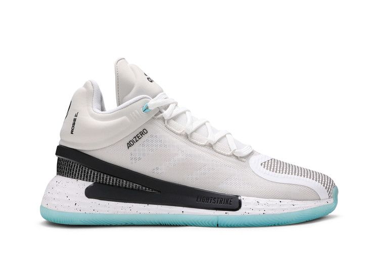 Adidas D Rose 11 'White Black Speckled' — Cloud White/Core Black/Orbit Grey