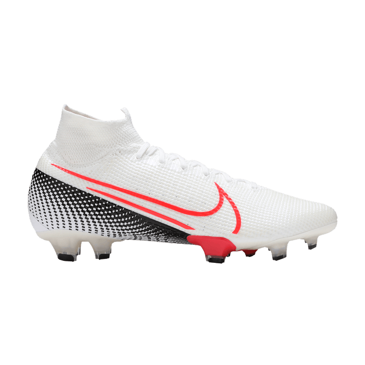 Nike Mercurial Superfly 7 Elite FG 'White Laser Crimson' — White/Laser Crimson/Black