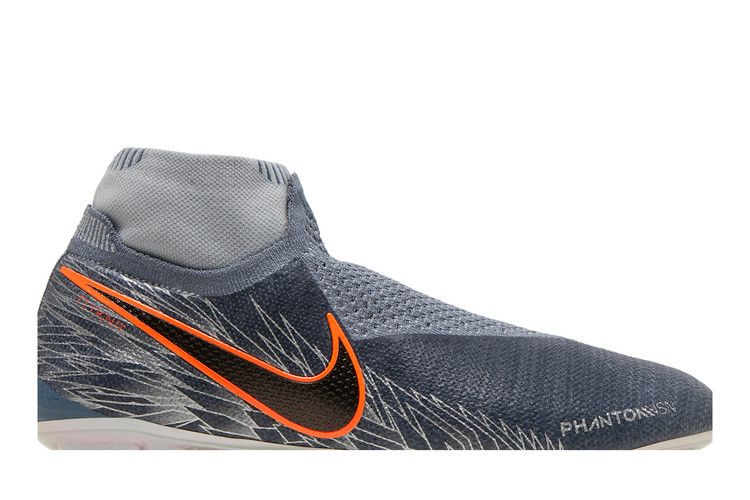 Nike Phantom Vision Elite DF FG 'Wolf Grey Armory Blue' — Wolf Grey/Black/Armory Blue