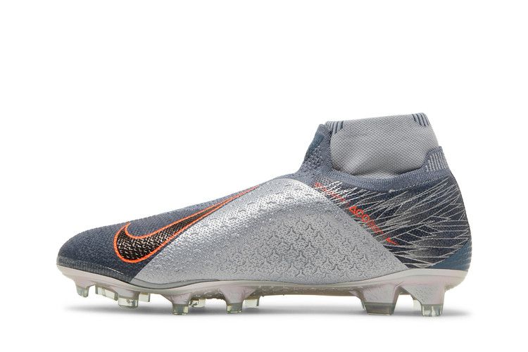 Nike Phantom Vision Elite DF FG 'Wolf Grey Armory Blue' — Wolf Grey/Black/Armory Blue