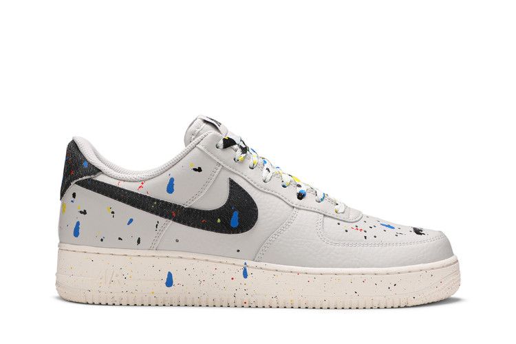 Nike Air Force 1 '07 LV8 'Paint Splatter - Light Bone' — Light Bone/Black/Sail (2)