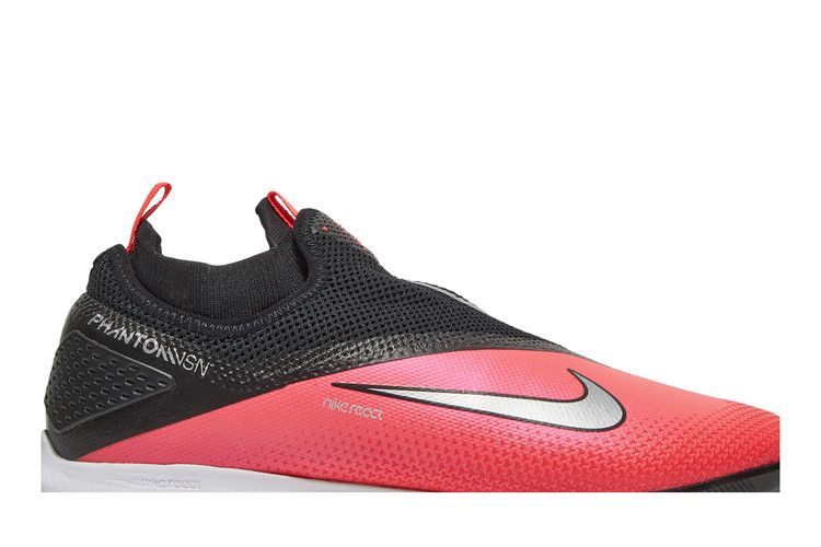 Nike Phantom Vision 2 React Pro DF IC 'Future Lab' — Laser Crimson/Metallic Silver/Black