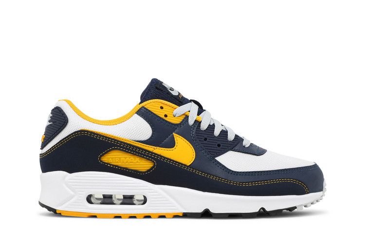 Nike Air Max 90 'Dunk From Above' — White/Midnight Navy/Obsidian/University Gold (2)