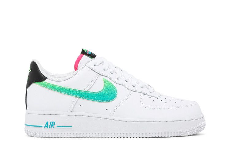 Nike Air Force 1 '07 LV8 'White Aquamarine' — White/Aquamarine/Black/Green Strike (2)
