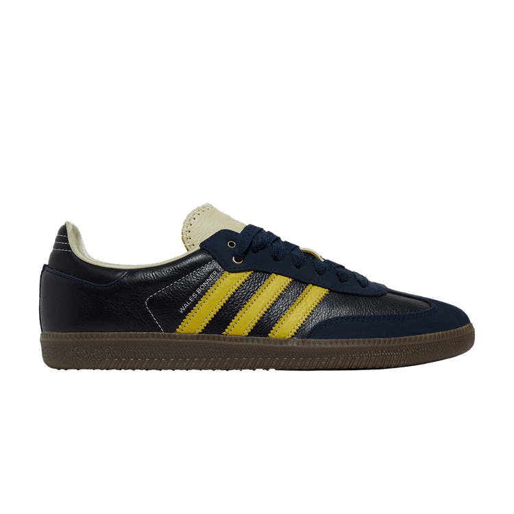 Wales Bonner x adidas Samba 'Collegiate Navy Yellow' — Collegiate Navy/Cream White/Yellow