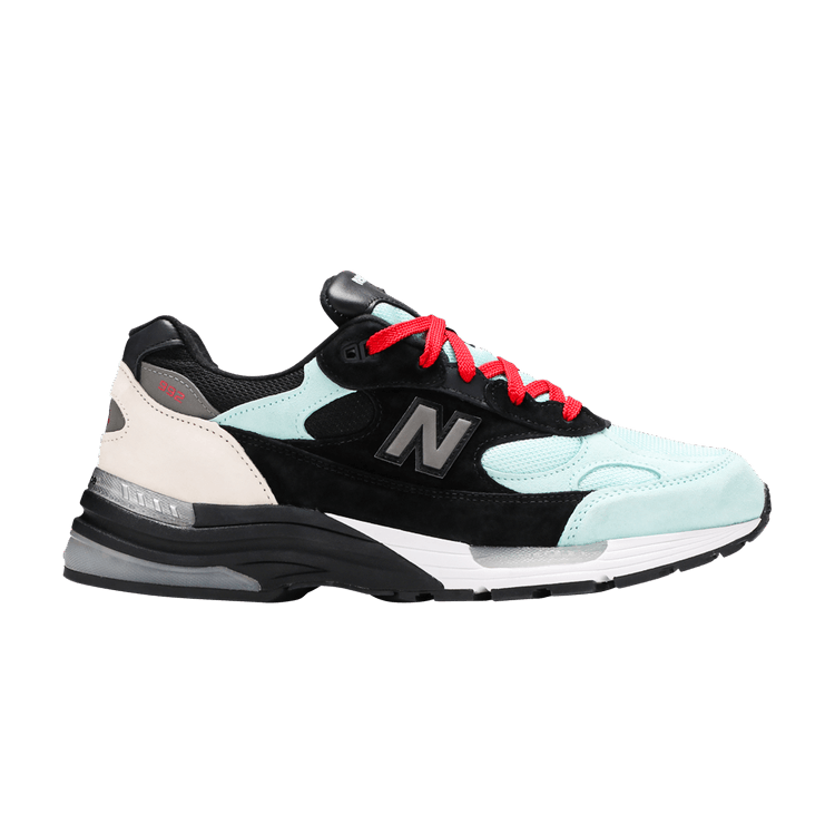 Amoeba Music x Nice Kicks x New Balance 992 Made in USA 'Peace Through Music - Black' — Teal/Black