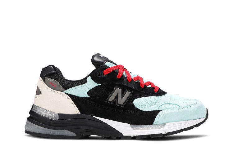 Amoeba Music x Nice Kicks x New Balance 992 Made in USA 'Peace Through Music - Black' — Teal/Black