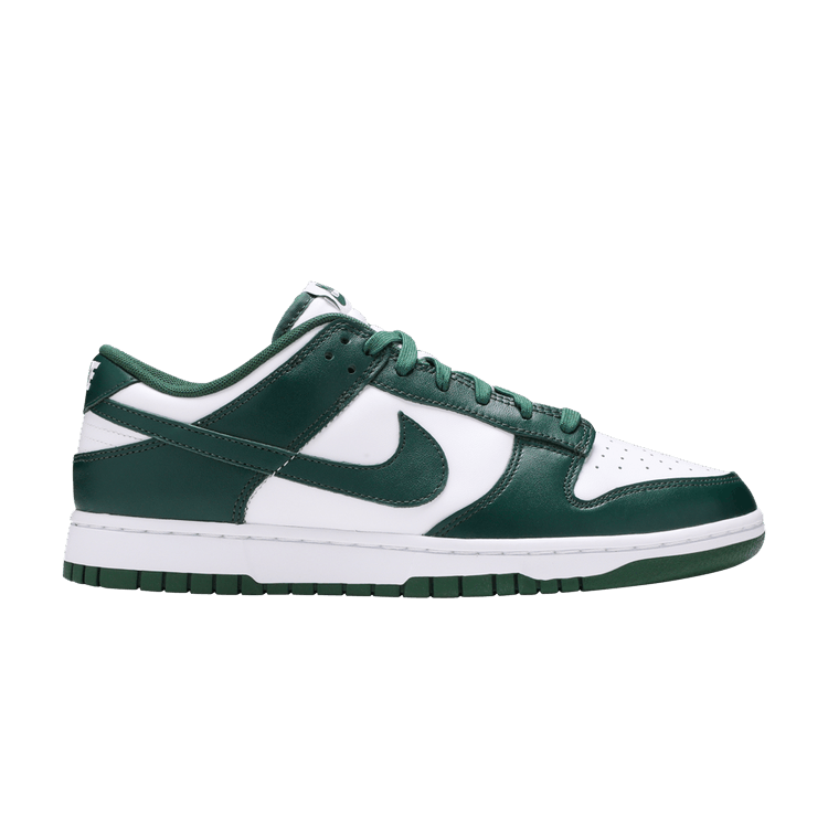 Nike Dunk Low 'Michigan State' — White/Team Green/White/Total Orange