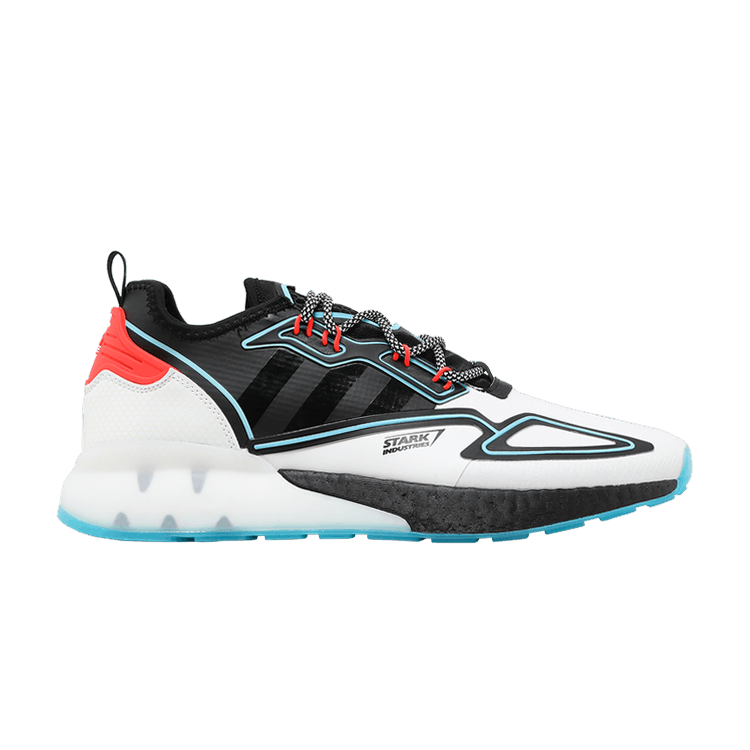 Marvel x adidas ZX 2K Boost 'Stark Industries - White' — Stark Industries - White