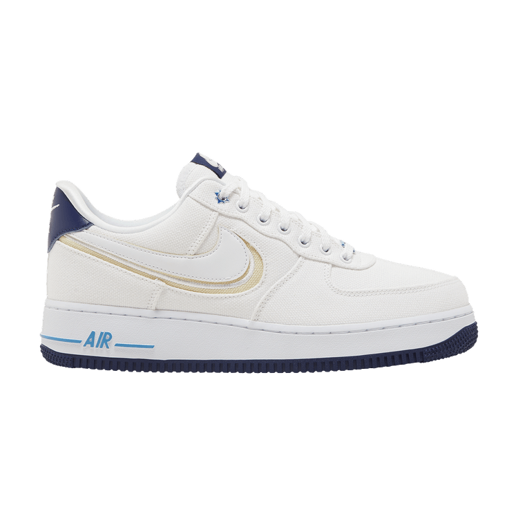 Evo x Street Fighter x Nike Air Force 1 Premium 'Moment 37' — White/Fossil/Blue Void