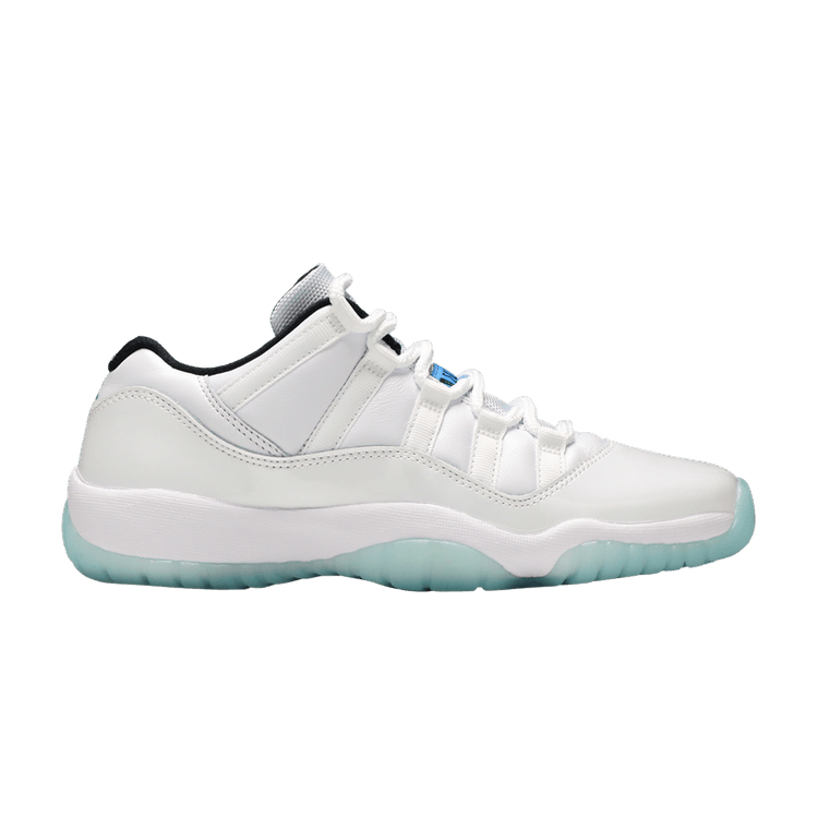 Air Jordan 11 Retro Low GS 'Legend Blue' — White/White/Black/Legend Blue