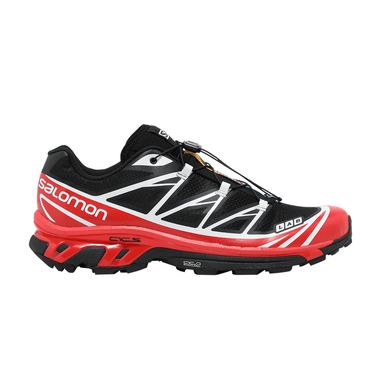 Salomon XT-6 Advanced 'Black Racing Red' — Black/Racing Red/White