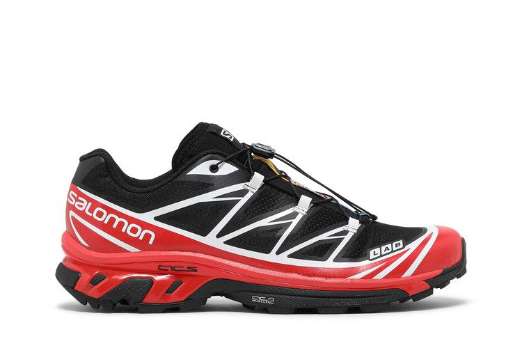 Salomon XT-6 Advanced 'Black Racing Red' — Black/Racing Red/White