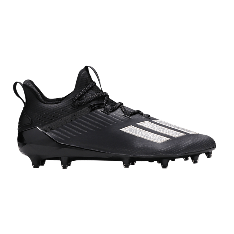 Adidas Adizero Cleat 'Core Black' — Core Black/Silver Metallic/Night Metallic