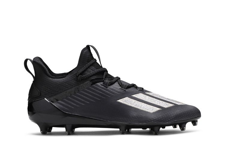Adidas Adizero Cleat 'Core Black' — Core Black/Silver Metallic/Night Metallic
