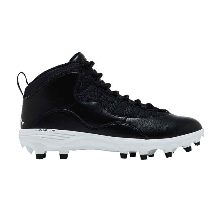 Air Jordan 10 TD Mid 'Black White' — Black/White