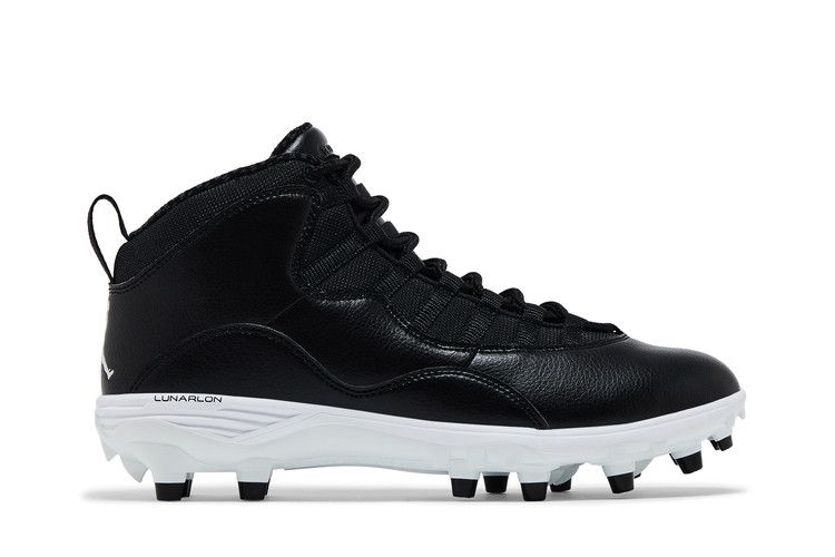 Air Jordan 10 TD Mid 'Black White' — Black/White