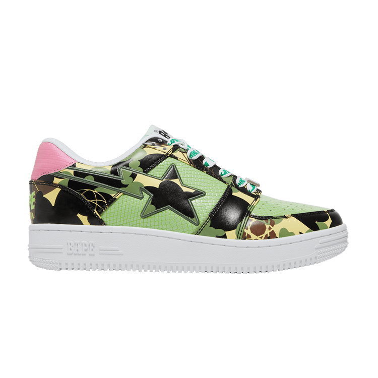 Mo' Wax x Unkle x Bapesta Low M2 'Original Headz' — Green
