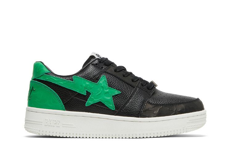 Gunna x Bapesta Low 'Slatt' — Black/Green
