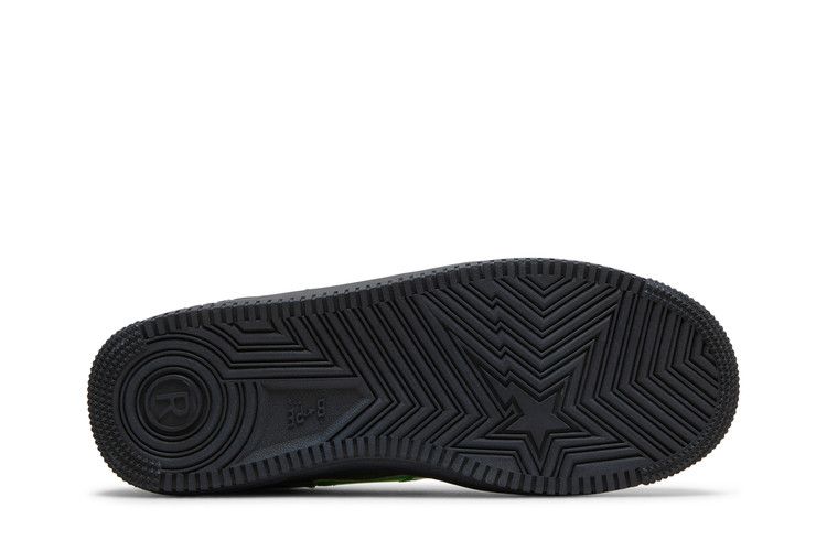 The Weeknd x XO Bapesta Low M2 'Black Neon Green' — Black/Neon Green