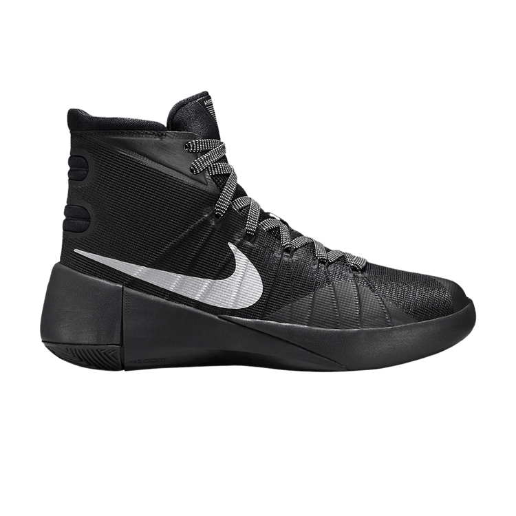 Nike Hyperdunk 2015 GS 'Black Metallic Silver' — Black/Metallic Silver/White
