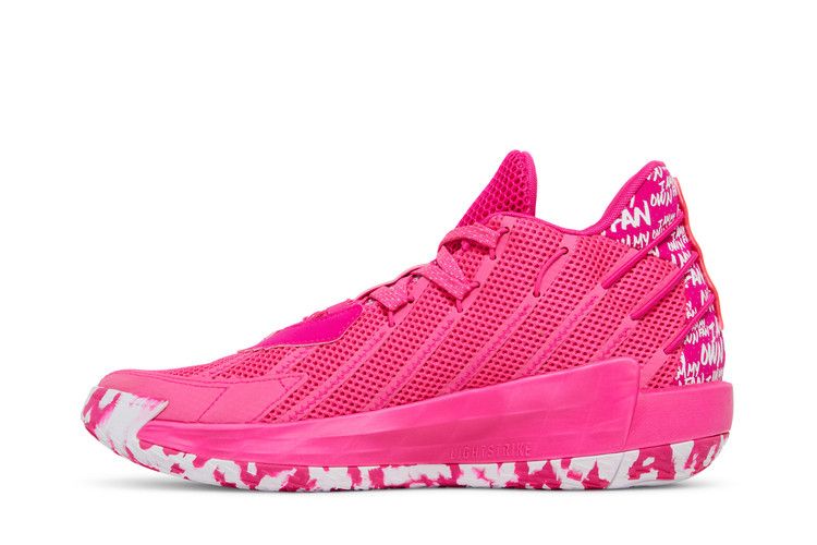 Adidas Dame 7 'I Am My Own Fan - Team Shock Pink' — Team Shock Pink/Silver Metallic/Team Shock Pink