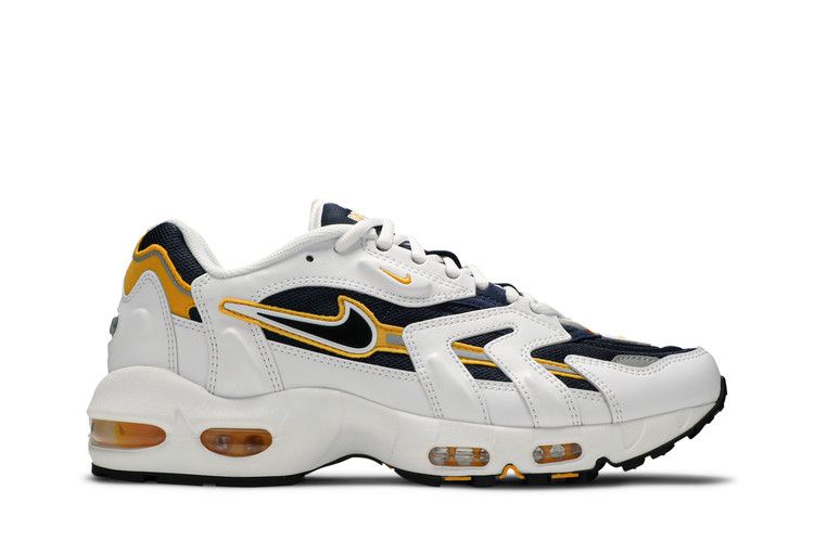 Nike Air Max 96 2 'Goldenrod' — White/Black/Midnight Navy (2)