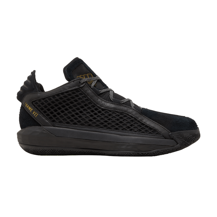 Adidas Dame 6 Leather GCA 'Black Gold' — Core Black/Gold Metallic/Core Black