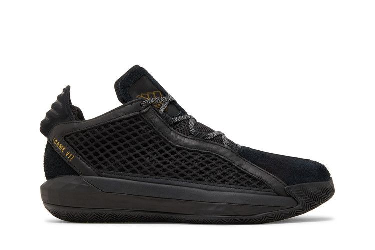 Adidas Dame 6 Leather GCA 'Black Gold' — Core Black/Gold Metallic/Core Black