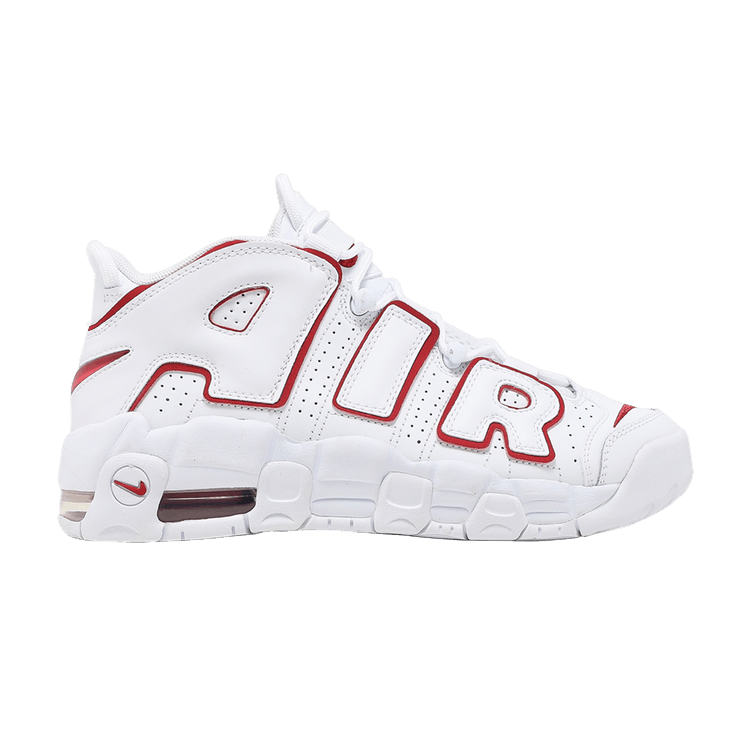 Nike Air More Uptempo GS 'White Varsity Red' 2021 — White Varsity Red