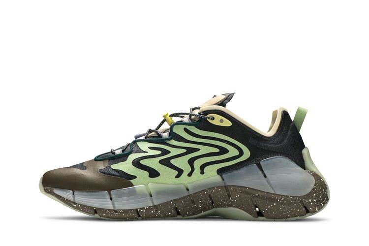 Brain Dead x Reebok Zig Kinetica 2 'Mad Science - Aloe Green' — True Grey 8/Terrain Grey/Aloe Green