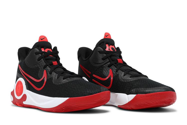 Nike KD Trey 5 IX 'Bred' — Black/White/Bright Crimson/University Red