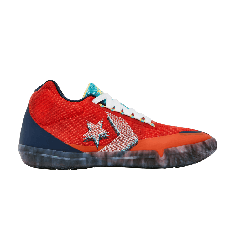 Converse All Star BB Evo 'Court Daze' — Bright Poppy/Citron Pulse