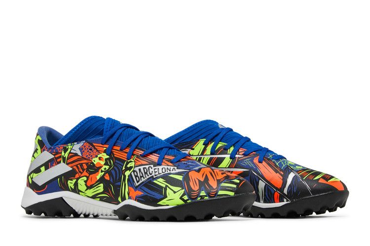 adidas Nemeziz Messi 19.3 TF 'The Journey' — Royal Blue/Silver Metallic/Solar Yellow