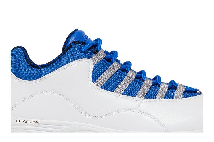 Air Jordan 10 TD Low 'White Game Royal' — White/Game Royal/Light Steel Grey